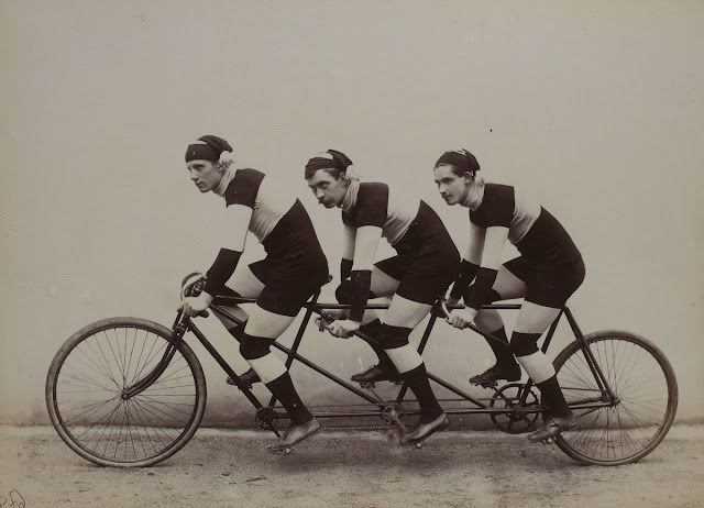 The Early Days of Tandem Cycling Sport Seen in Jules Beau’s 19th Century Photos Sports
