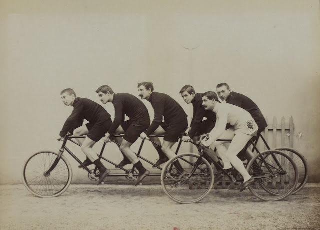 The Early Days of Tandem Cycling Sport Seen in Jules Beau’s 19th Century Photos Sports