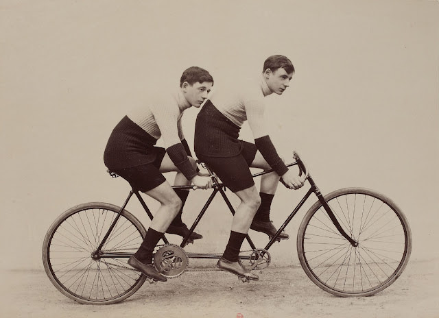 #14 The Early Days of Tandem Cycling Sport Seen in Jules Beau’s 19th Century Photos #14 Sports