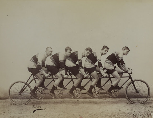 The Early Days of Tandem Cycling Sport Seen in Jules Beau’s 19th Century Photos Sports