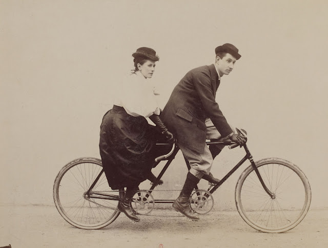 The Early Days of Tandem Cycling Sport Seen in Jules Beau’s 19th Century Photos Sports