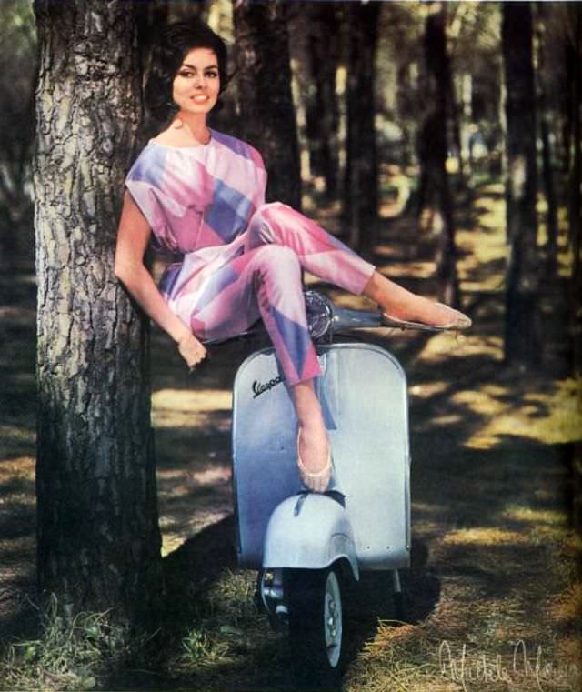 Vintage Vespa Ads and the Celebrities Who Loved Them: A Glimpse into Scooter Glamour Vehicles &; Tra
