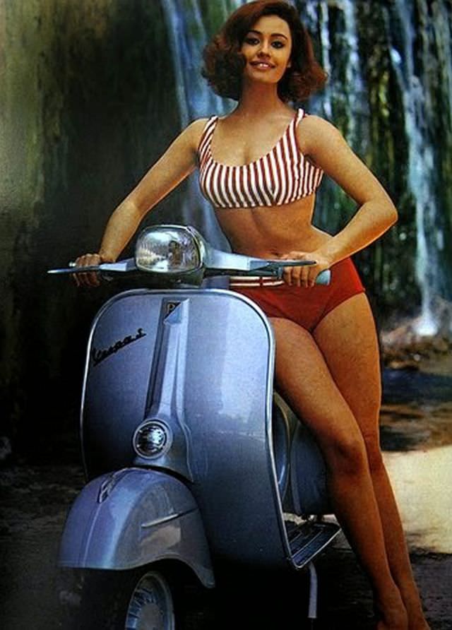 Vintage Vespa Ads and the Celebrities Who Loved Them: A Glimpse into Scooter Glamour Vehicles &; Tra