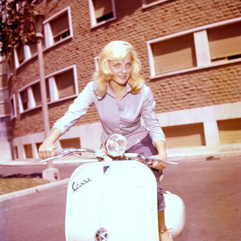 Vintage Vespa Ads and the Celebrities Who Loved Them: A Glimpse into Scooter Glamour Vehicles &; Tra