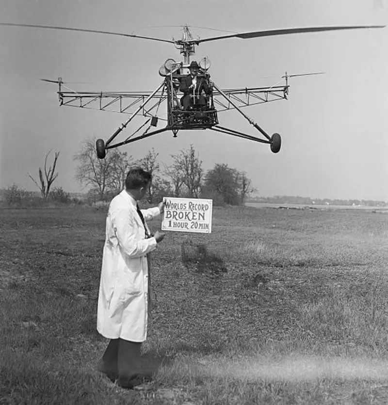 A Look Back at the Vought-Sikorsky VS-300: Pioneering the Skies as the World’s First Successful Helicopter