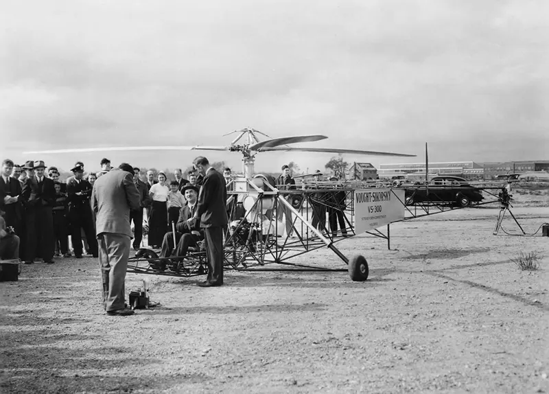 A Look Back at the Vought-Sikorsky VS-300: Pioneering the Skies as the World’s First Successful Helicopter