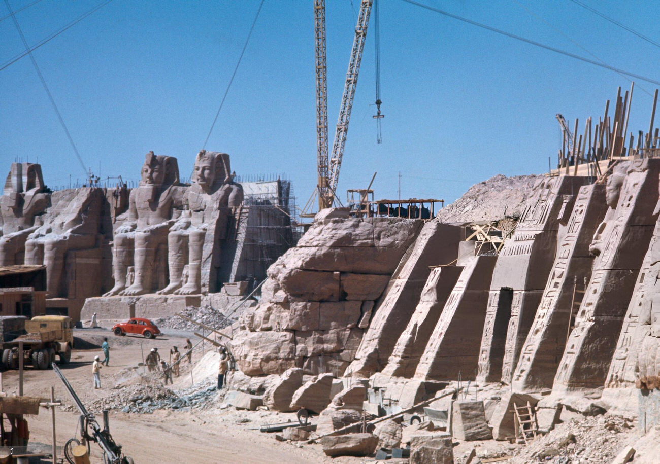 #13 The relocation of the two ancient temples at Abu Simbel in 1967