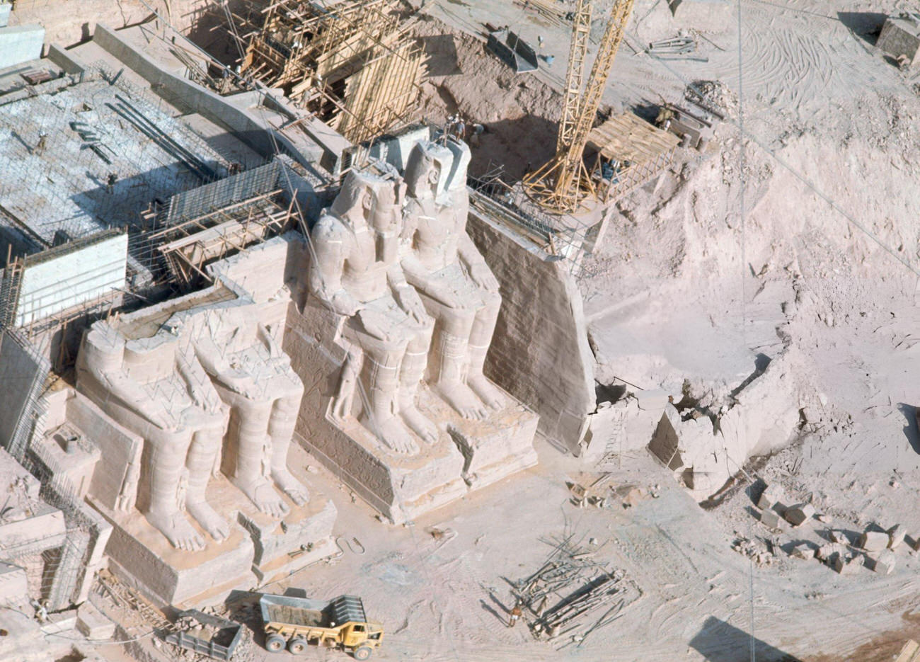 #4 The relocation of Abu Simbel’s ancient temple in 1967