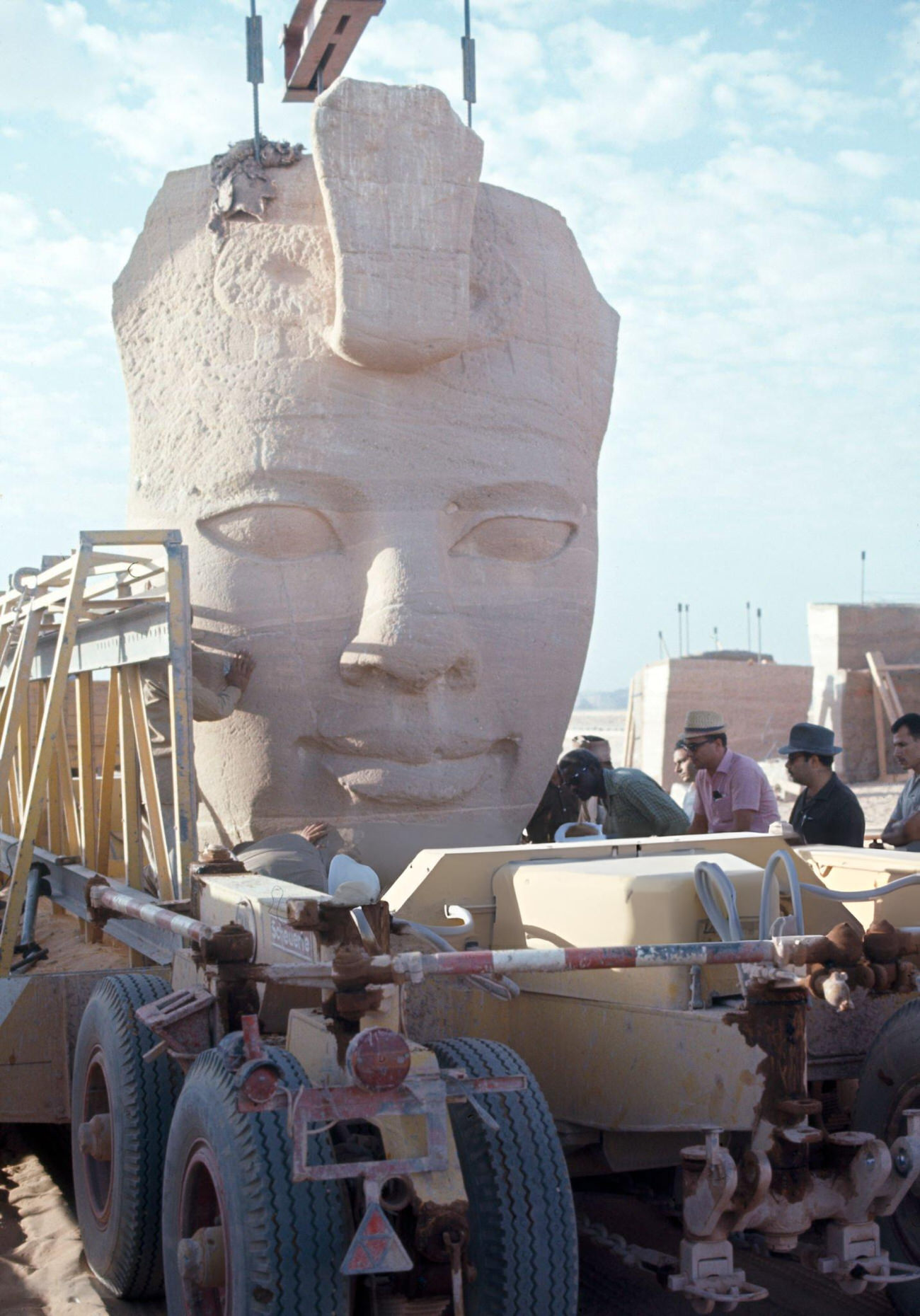 #7 The relocation of Abu Simbel’s ancient temple in 1967