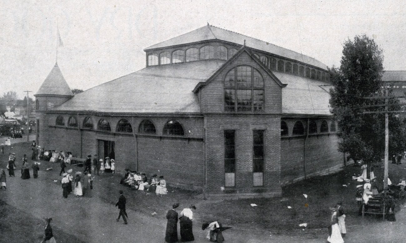 #8 Agricultural Building on the Ohio State Fairgrounds, 1908.