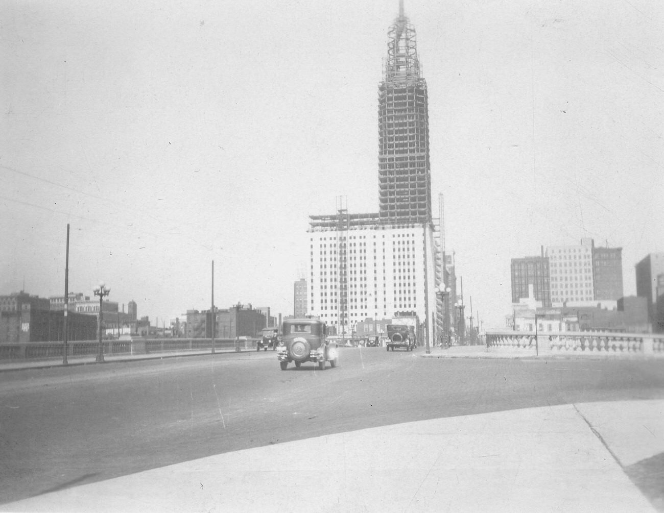 #3 AIU Citadel under construction on Broad Street, 1926.