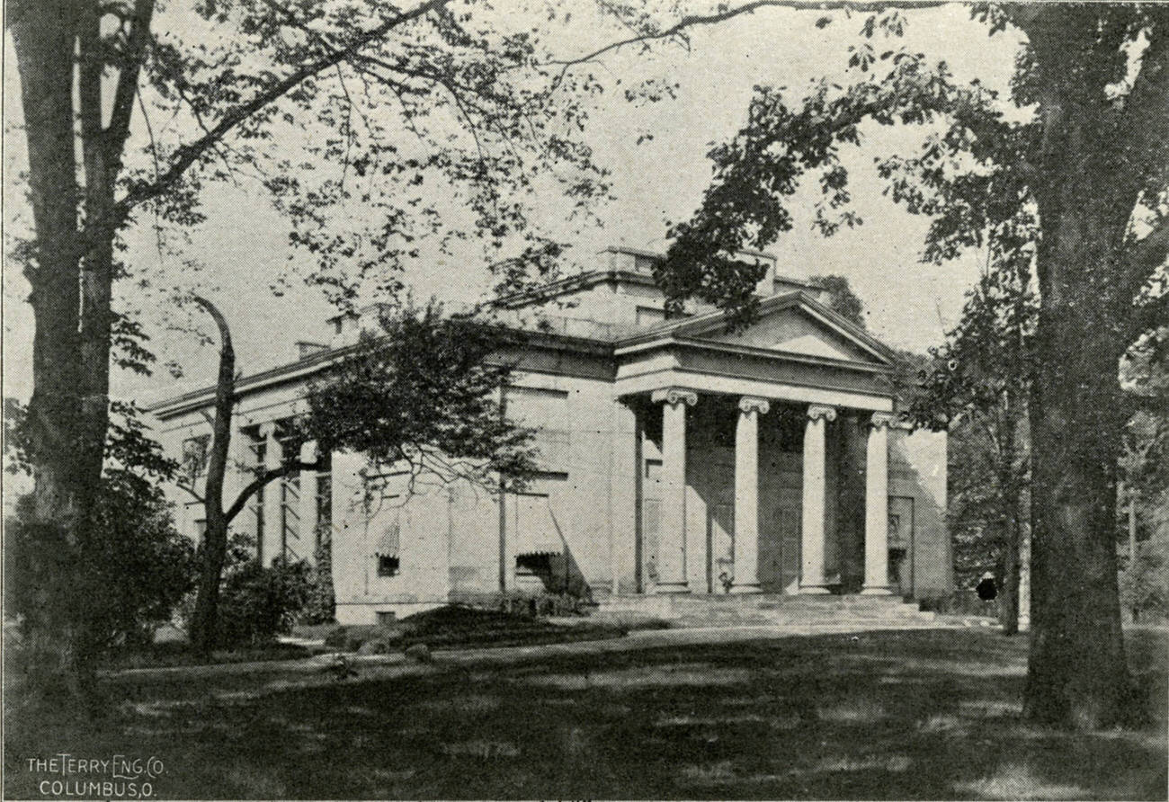 #2 Alfred Kelley home, an example of Greek Revival architecture, later the Governor’s Mansion, 1898.