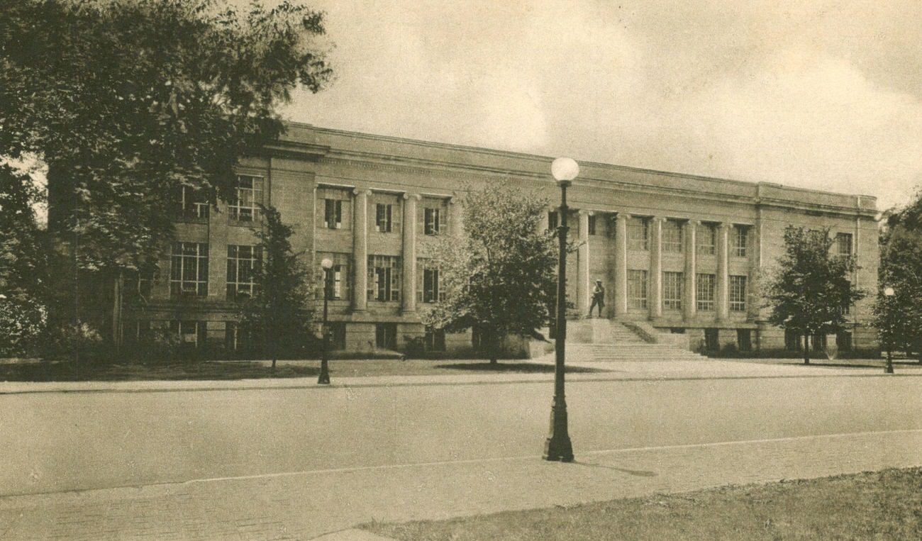 #14 Archaeological and Historical Museum at Ohio State University, Columbus, also known as Sullivant Hall and now the Billy Ireland Cartoon Library & Museum, 1920s
