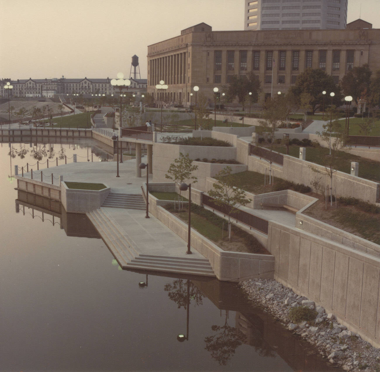 #3 Battelle Riverfront Park before the installation of the Santa Maria, dedicated April 15, 1983.