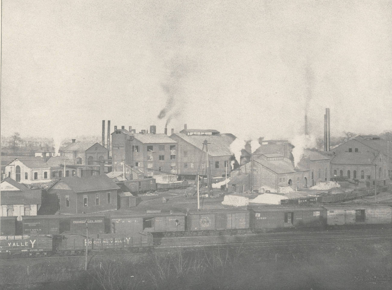 #81 Buckeye Steel Castings Company factory, founded October 1902, located on Parsons Avenue, merged with Worthington Industries in 1980.