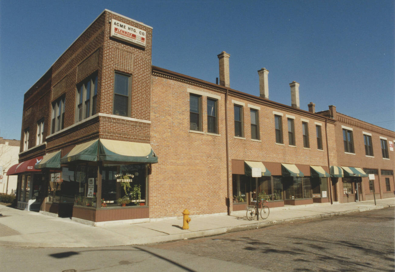 #16 Exterior of the Callander Cleaning Company building, 1990s