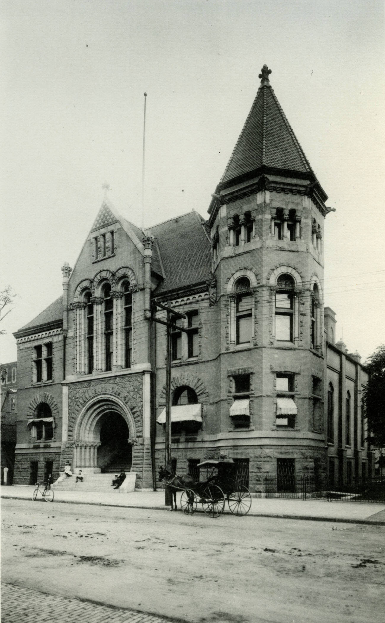 #35 Columbus Public School Library, originally a church, 1899