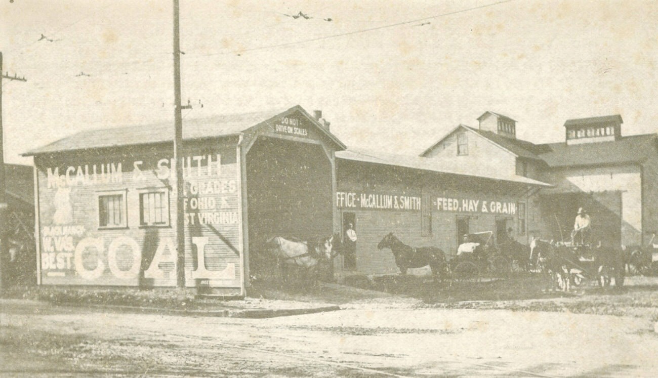 #38 Raymond McCallum and S.W. Smith Coal, Feed, Hay & Grain company, active from 1907-1913.