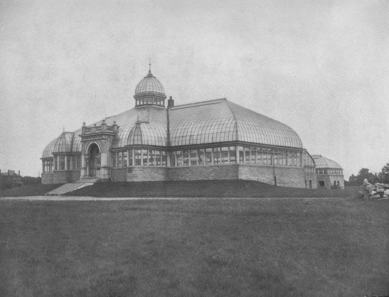 #2 Conservatory at Franklin Park, Columbus, East Side, 1910.
