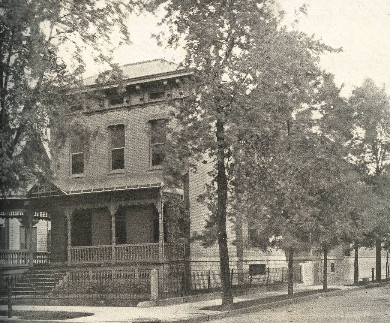 #44 Dr. Samuel Brubaker Hartman House, completed in 1883, later a regional headquarters for the U.S. War Production Board, Circa 1901
