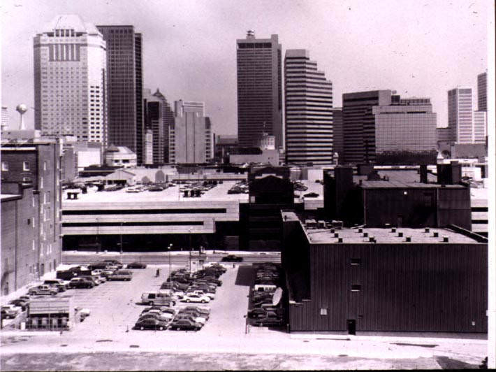 #27 Downtown Columbus from East Main and South Pearl Alley, 1992.