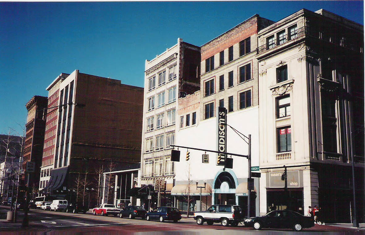 #29 East side of North High Street between Gay and Long Streets, 1999.