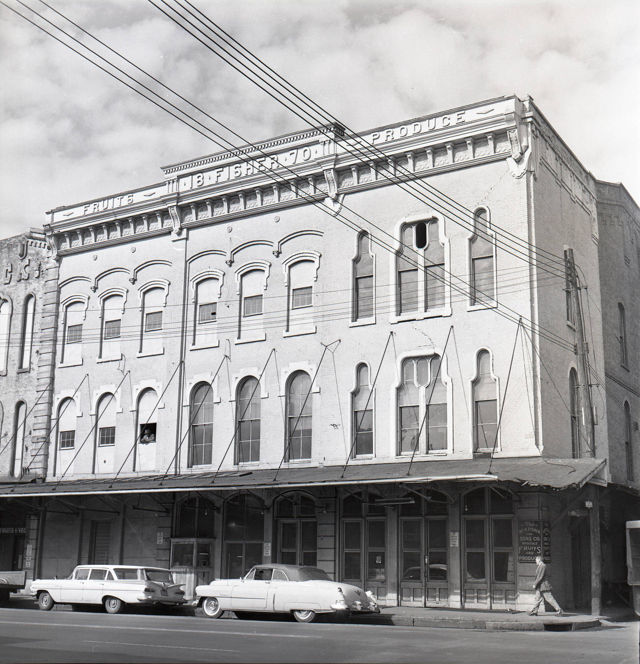 #37 Fisher family wholesale produce business, 1955.