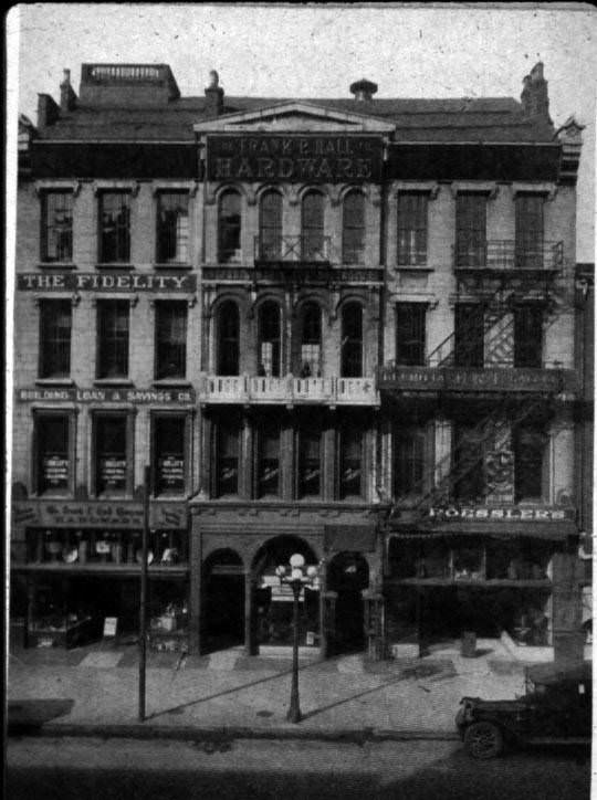#73 Frank P Hall Hardware building, 1919.