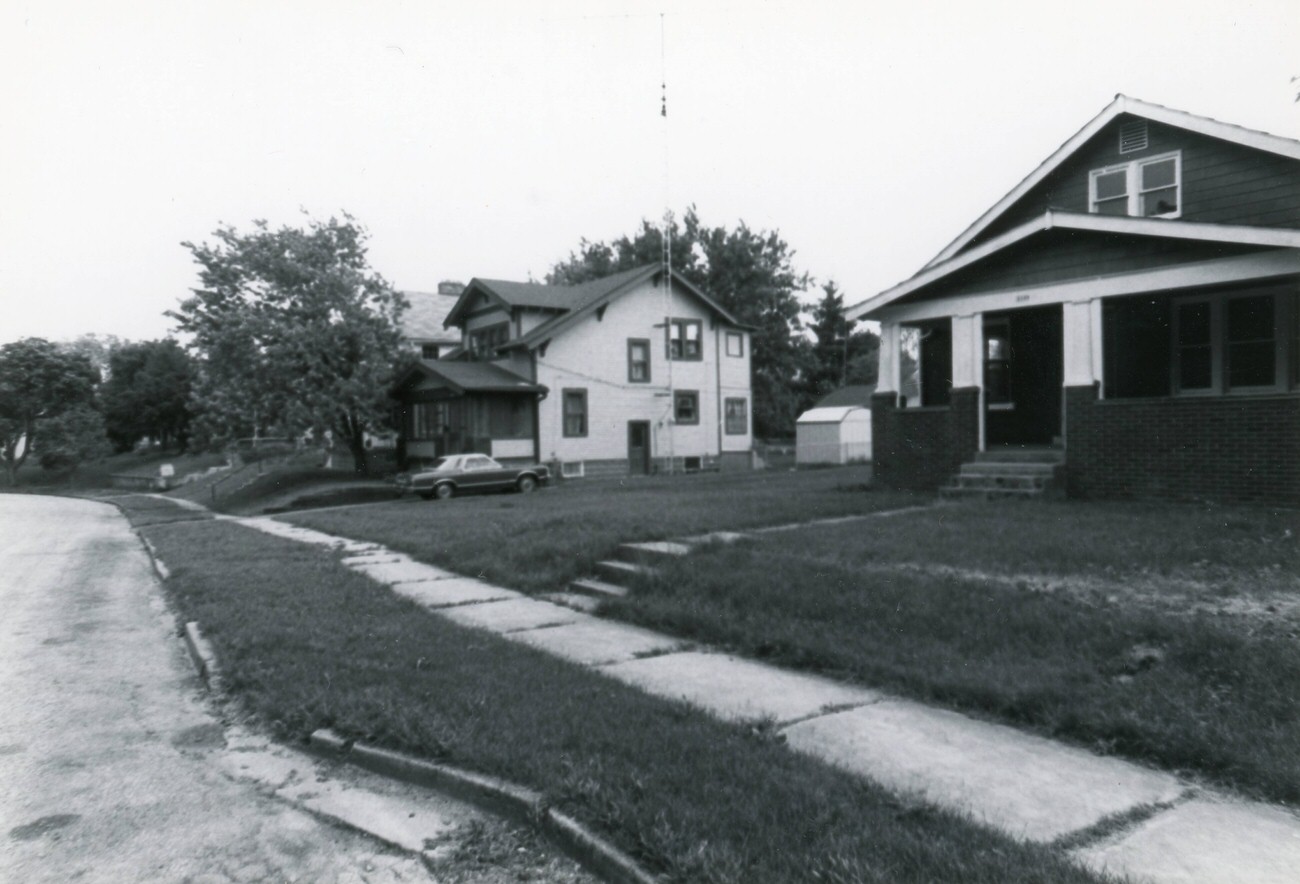 #38 2539 and 2525 Ridge Ave. in Hilltop, part of the Greater Hilltop Area Commission’s Hilltop guide, 1980s.
