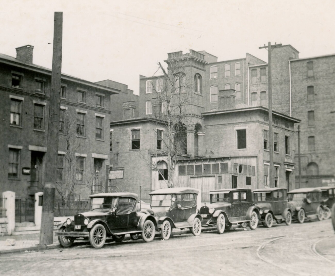 #24 Gay and Water Streets before Columbus City Hall construction, photos taken before October 29, 1926, March 11, 1924.
