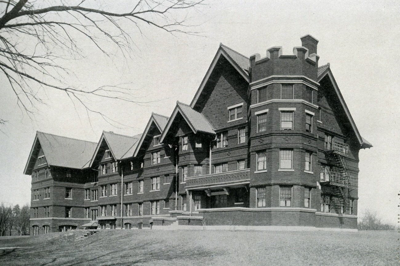 #79 Girls’ Dormitory (Oxley Hall) at Ohio State University, 1916