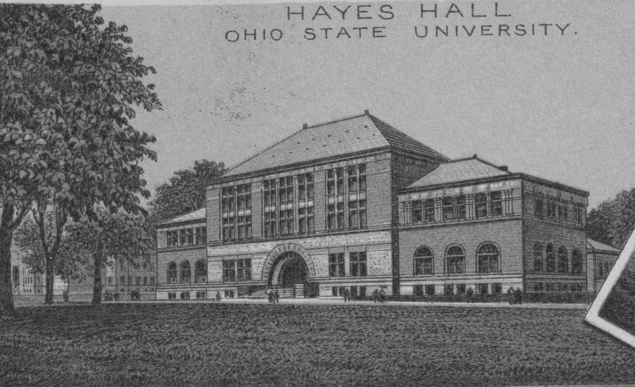 #62 Hayes Hall, the oldest building on The Ohio State University campus, built in 1893