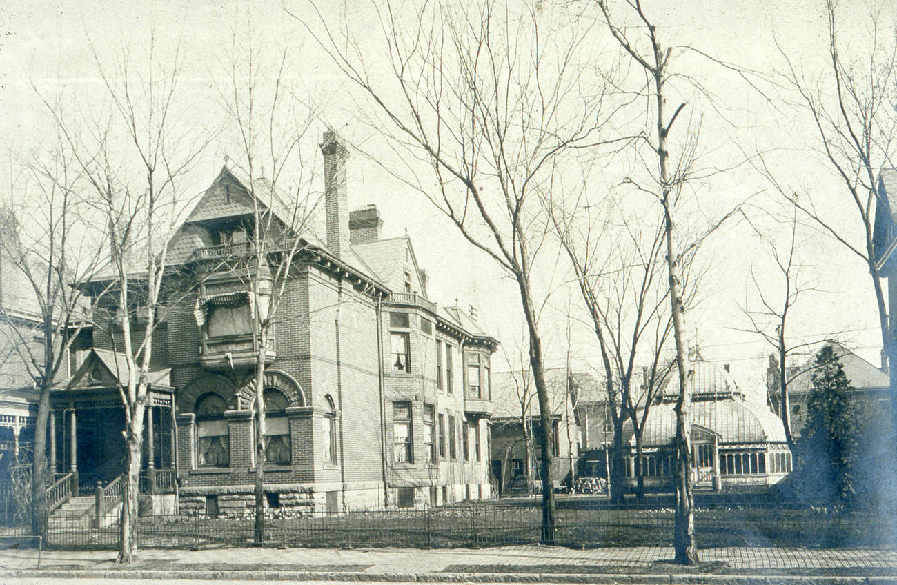#27 Home and conservatory of Henry S. Hallwood, 1925.