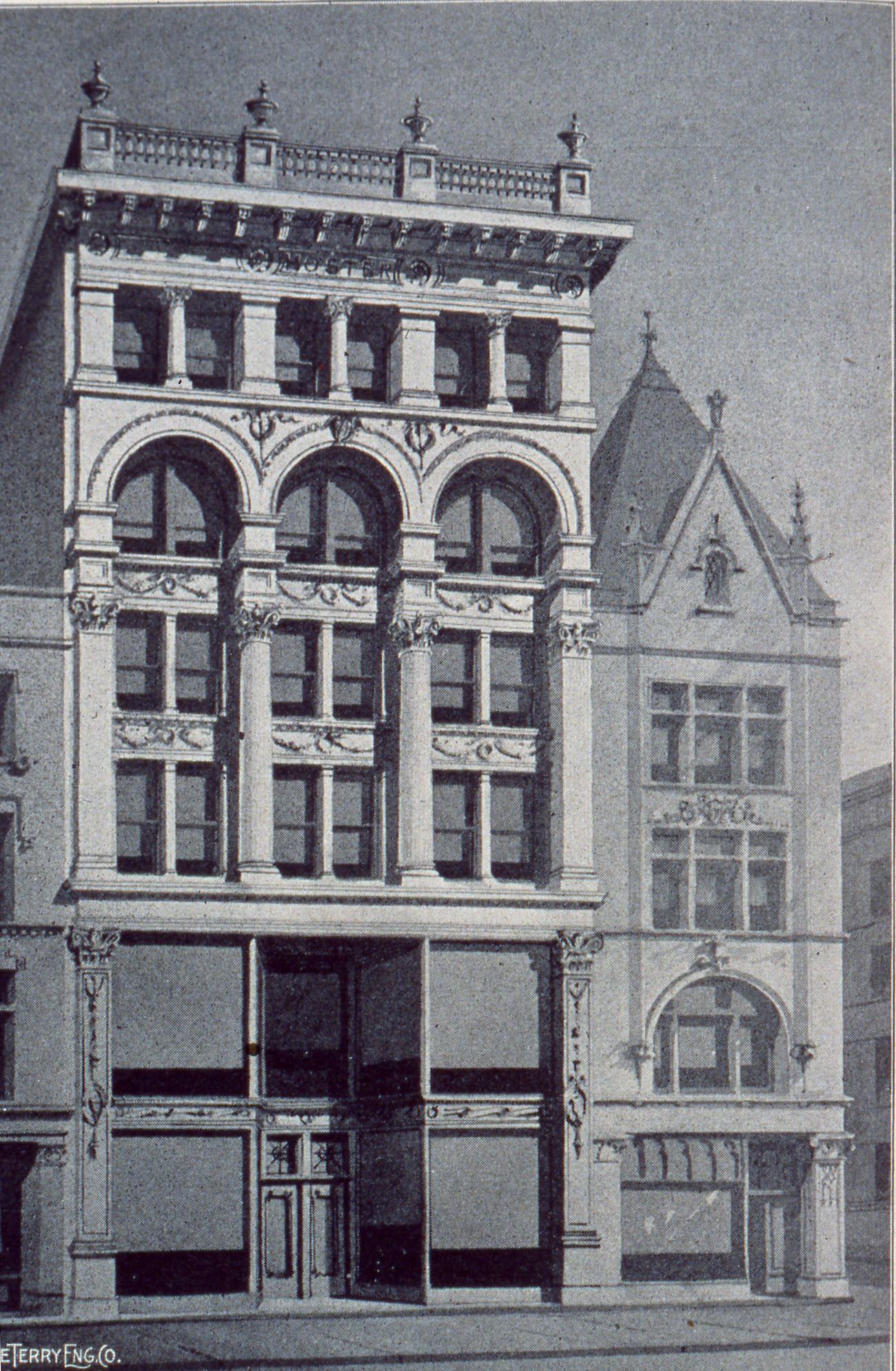 #72 Hoster Building illustration, 1898.