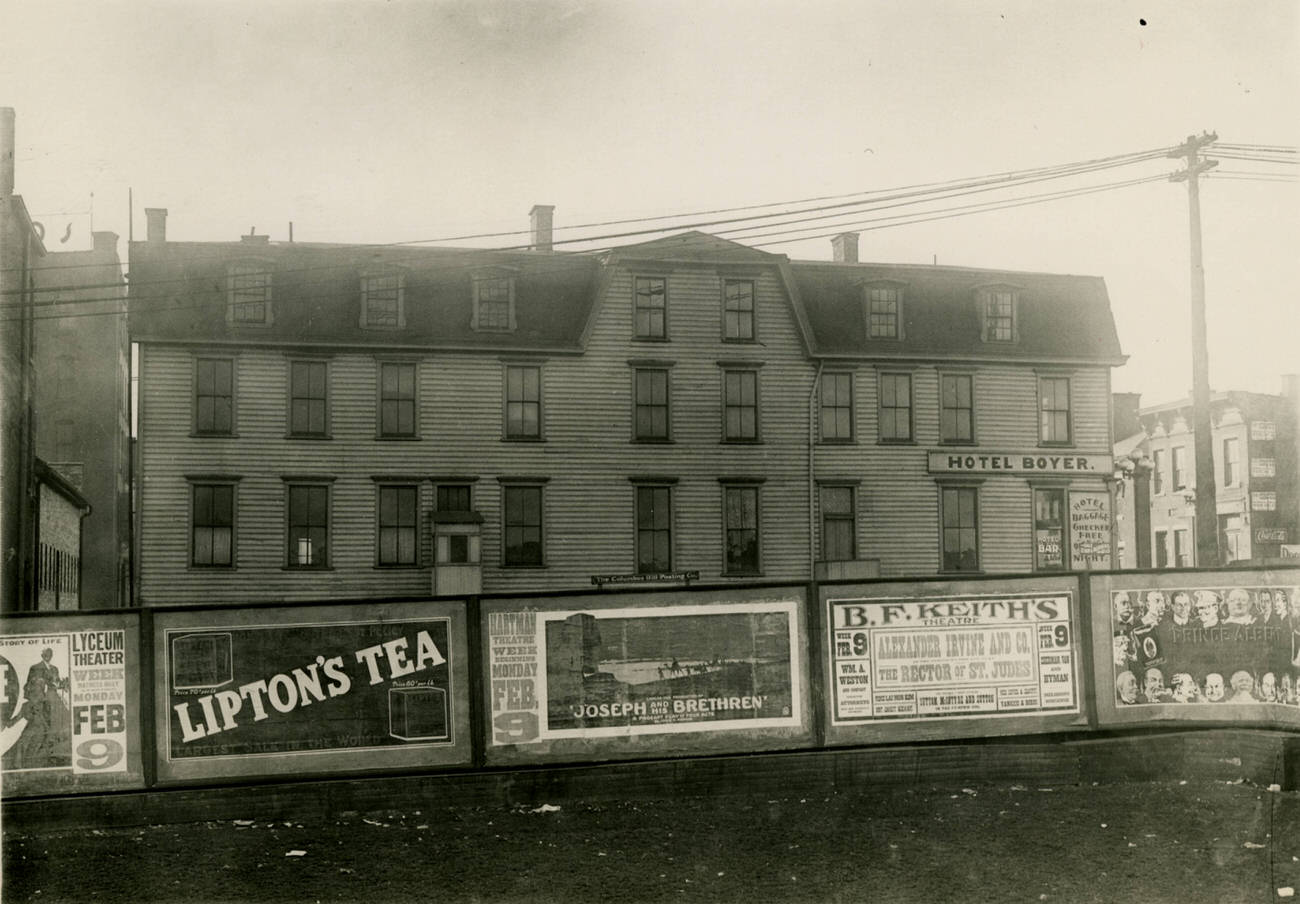 #55 Hotel Boyer, early frame hotel and boardinghouse, 1950s
