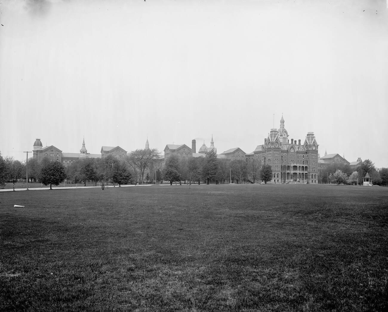 #81 Insane Asylum, Columbus, 1906