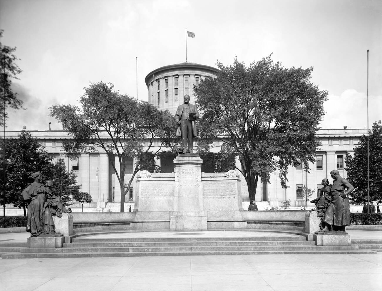 #110 William McKinley’s Monument, Capitol Grounds, Columbus, 1910