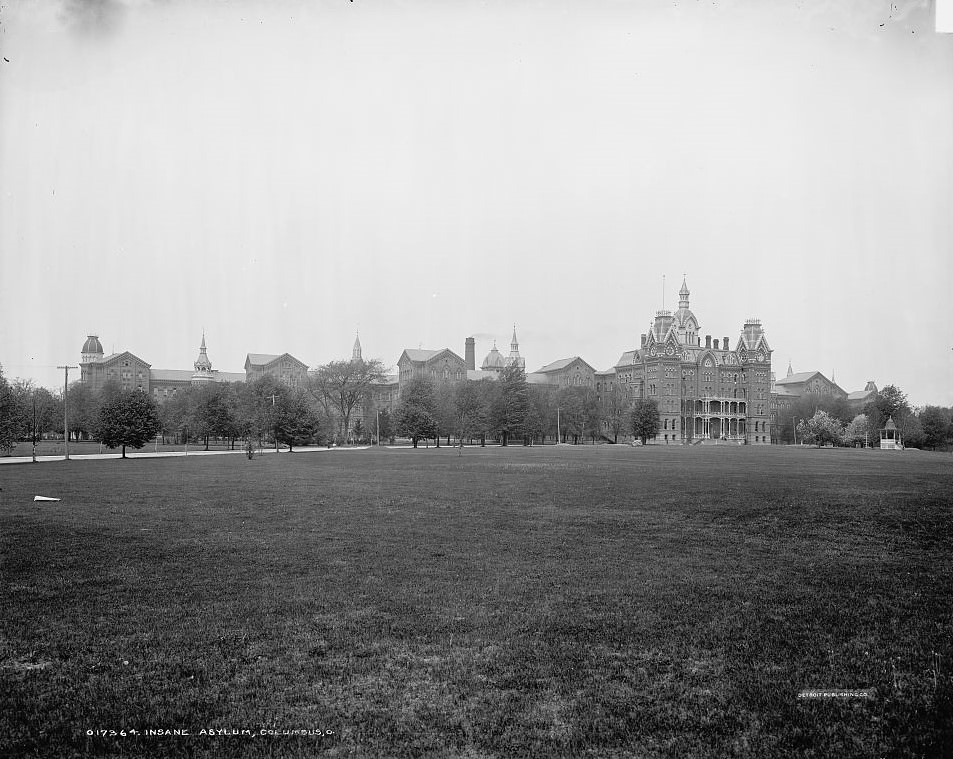 #92 Insane Asylum in Columbus, Ohio, 1900s