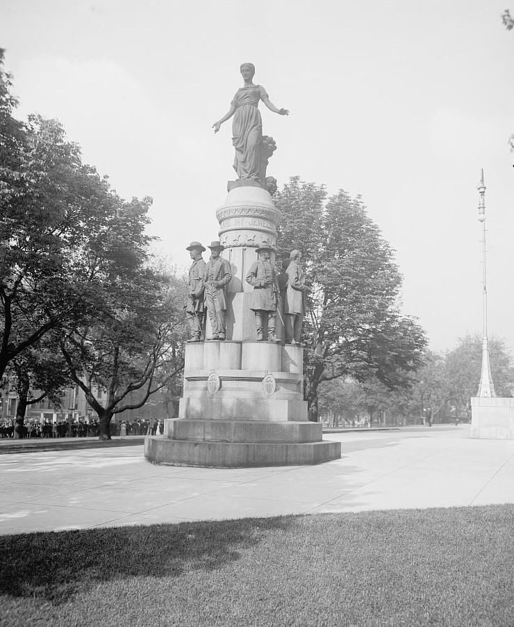 #94 Memorial in Capitol grounds, Columbus, Ohio, titled “These are my jewels”, 1900