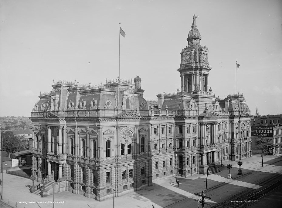#129 Courthouse in Columbus, Ohio, 1900s