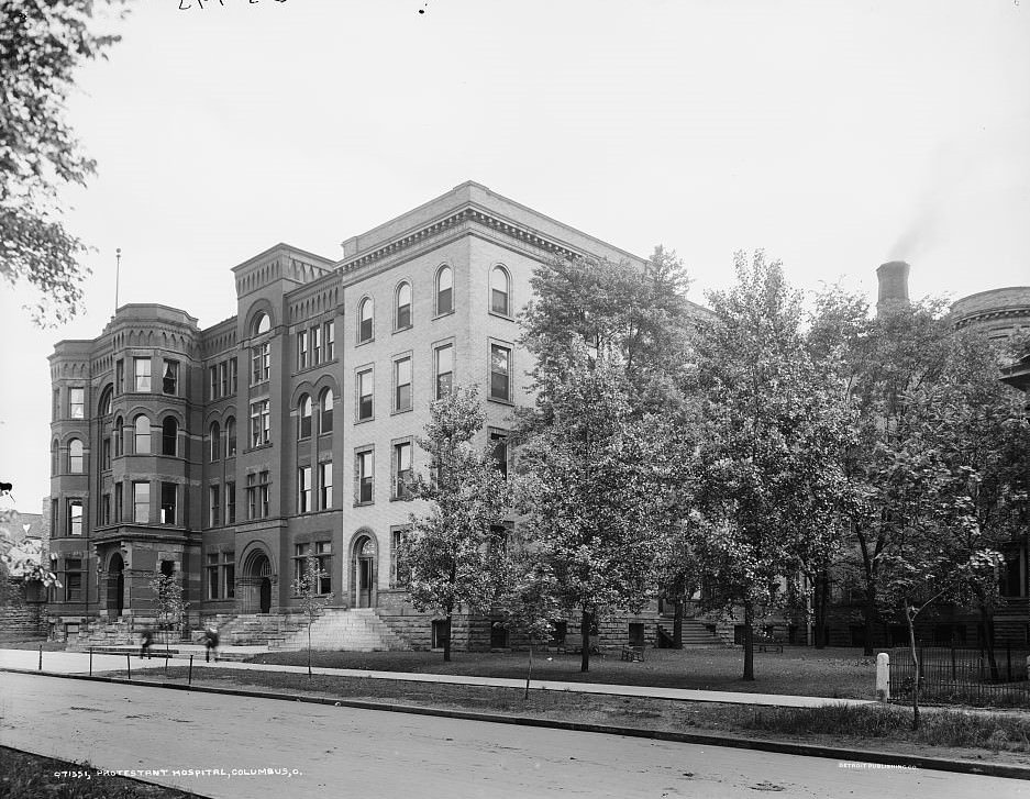 #137 Protestant Hospital in Columbus, Ohio, 1900s