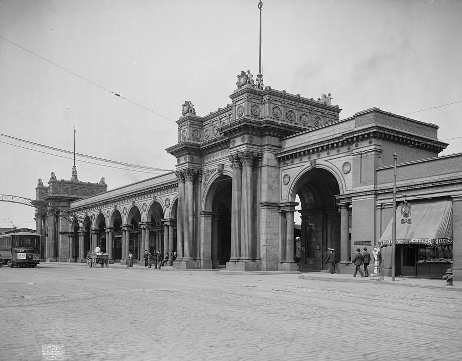 #145 Union Station in Columbus, Ohio, 1904.