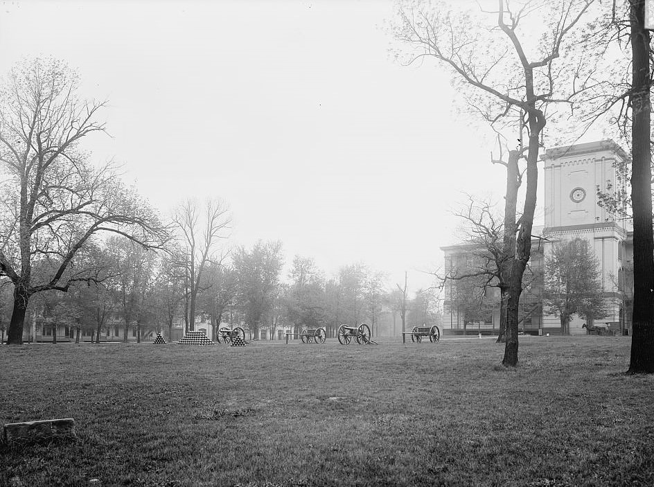 #149 Parade ground at U.S. Barracks, Columbus, Ohio, 1904.