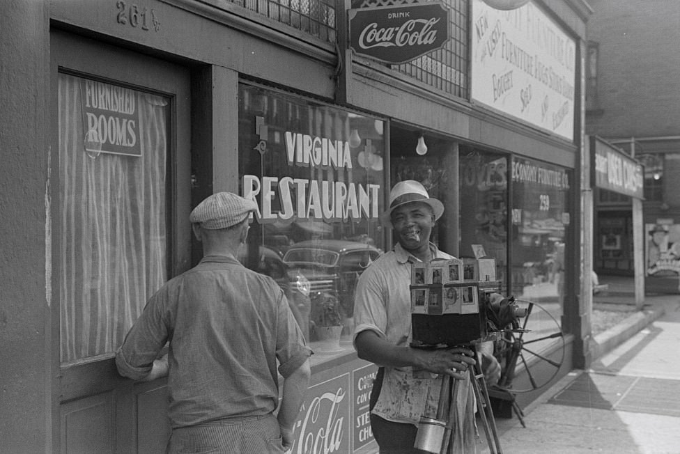 #38 Itinerant photographer in Columbus, Ohio, August 1938.