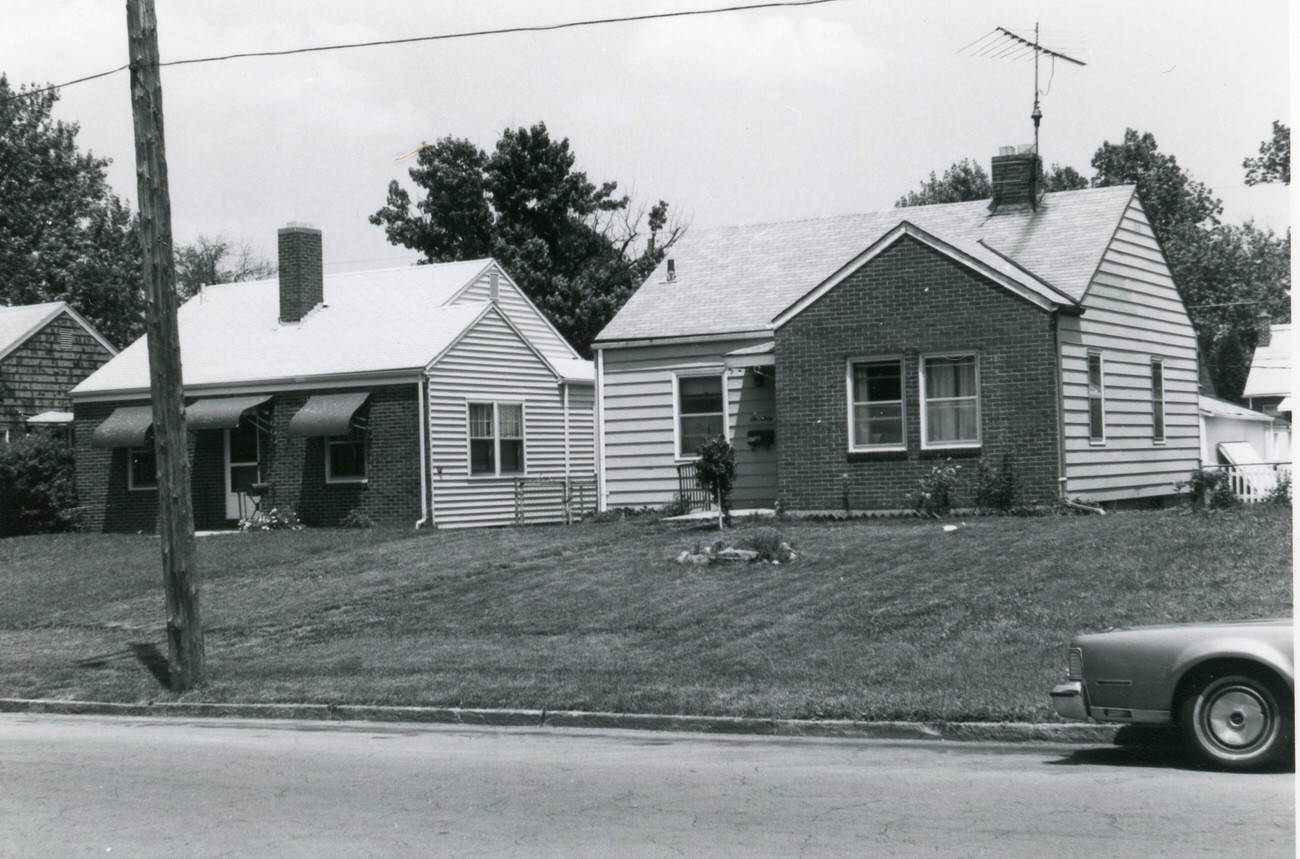 #55 654 and 660 Whitethorne Ave. in Hilltop, part of the Greater Hilltop Area Commission’s project, 1980s.