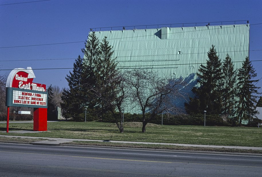 #111 East Main Drive-in Theater, Columbus, Ohio, 1980.