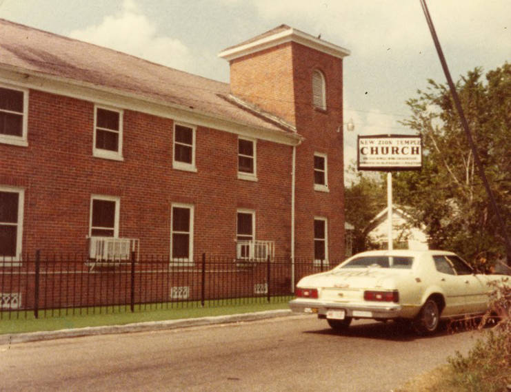 #115 New Zion Temple Church side view, Houston, 1980s