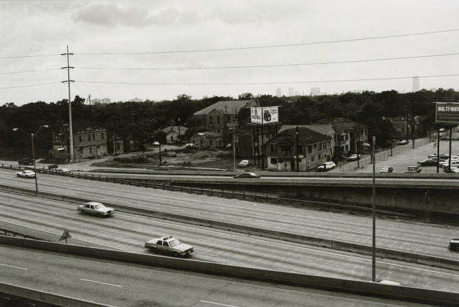 #116 Automobiles on Houston freeway, 1980s