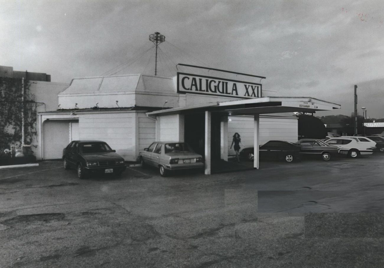 #79 Caligula XXI, located at 2618 Winrock, is one of the businesses ordered to shut down by March 31, 1990, Houston, Texas.
