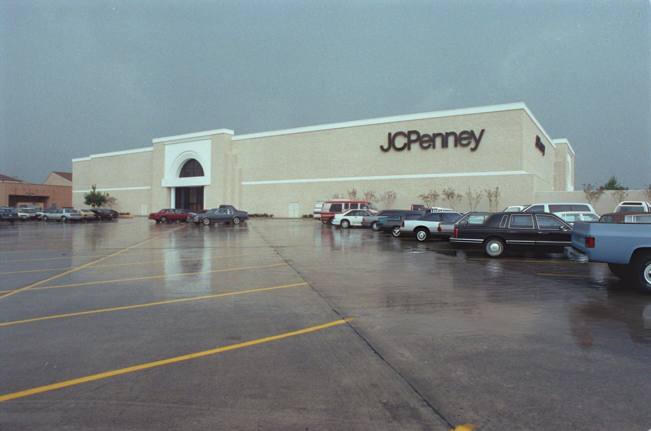 #3 The opening of a new J.C. Penney store in Willowbrook Mall on September 10, 1992, signifies retail growth and economic optimism, contrasting with later challenges faced by the retailer, Houston, Texas.